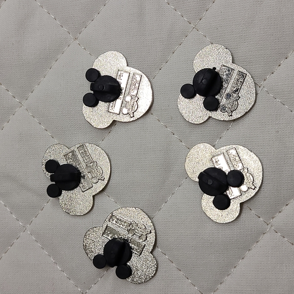 Disney World Hidden Mickey Series 3 Colorful Mickey Head Pin Set - Picture 2 of 2